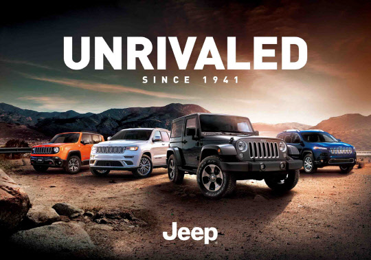 피아트크라이슬러오토모빌(FCA)코리아가 스포츠유틸리티차(SUV) 브랜드 지프 차량을 대상으로 최대 1000만원의 할인을 제공하는 판촉전을 실시한다. 지프의 판촉 포스터.<FCA코리아 제공>